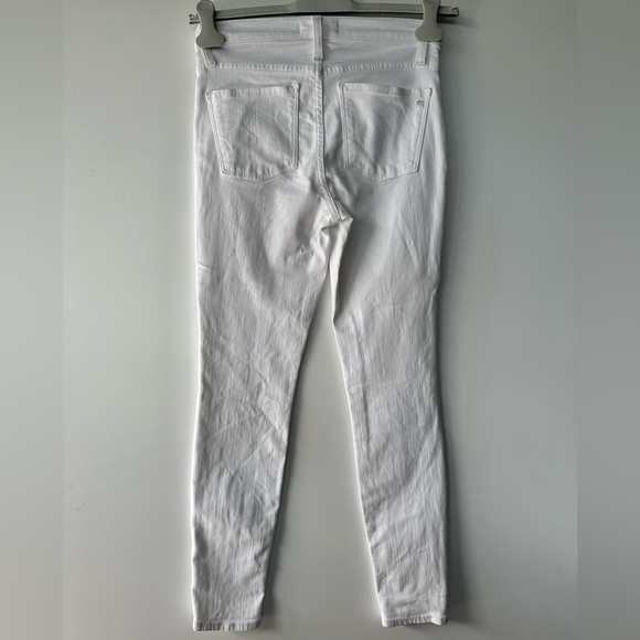 EUC Madewell 9" High-Rise Skinny Jeans in Pure White, size 26 - Picture 6 of 14